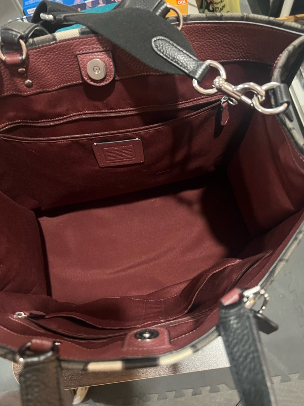 Coach Dempsey Tote 40 - Picture 7 of 10